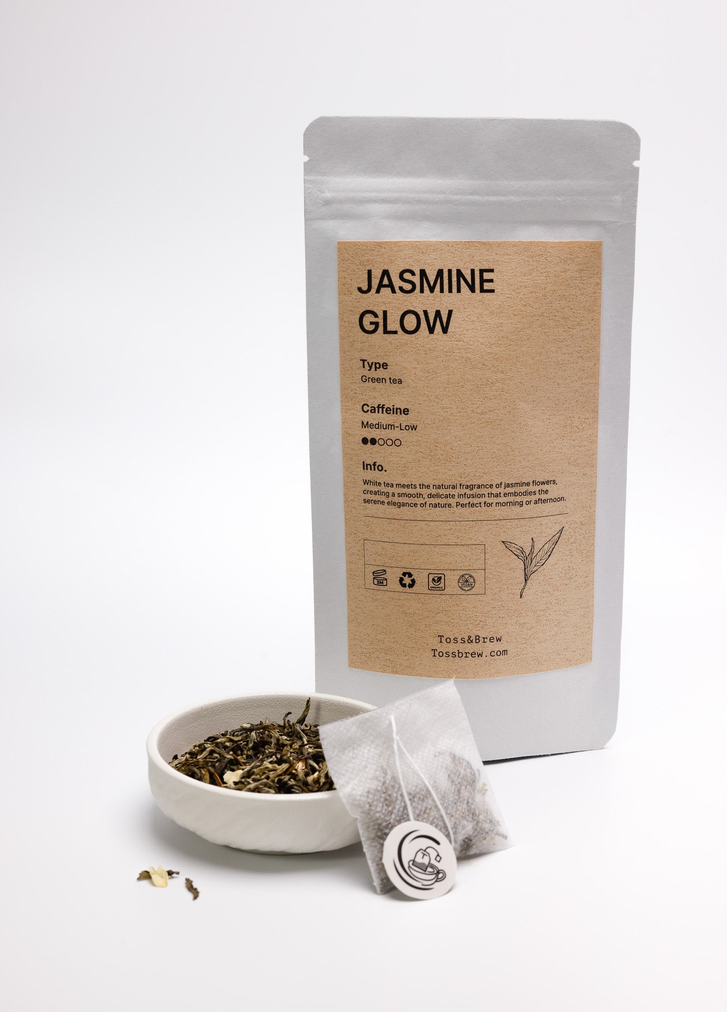 Jasmine Glow - Green tea - #toss_brew